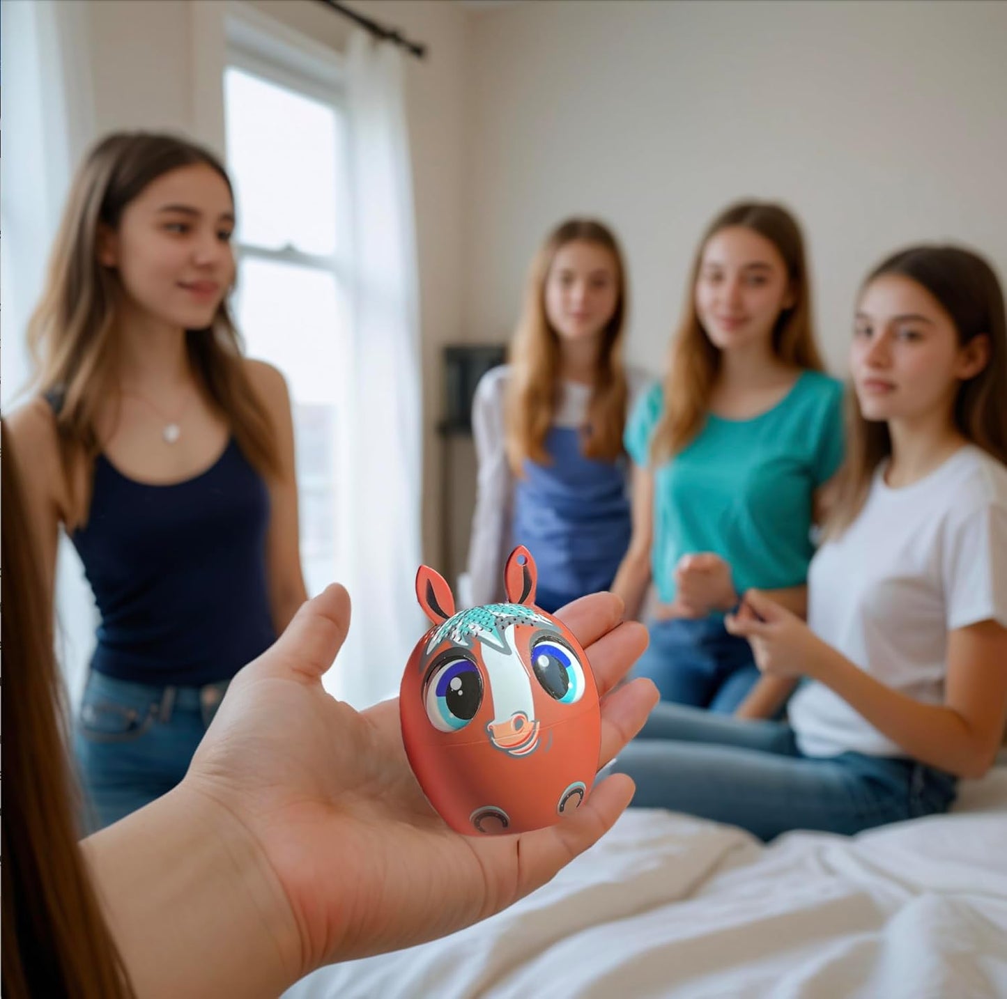 Horse Mini Bluetooth Speaker for All Ages - True Wireless Stereo Your Portable Symphony for On-The-Go Sonic Bliss! Powerful Rich Room-Filling Sound (Giddy up Groove)