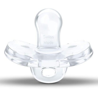 Baby Pacifier | 6-18 Months | Includes Sterilizing Case | 2-Count | Soft Silicone | Bpa-Free | Supports Natural Suckling | Blue