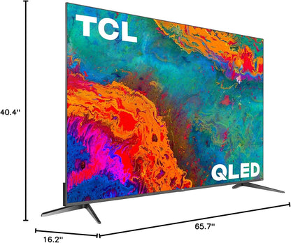 75-Inch 5-Series 4K UHD Dolby Vision HDR QLED Roku Smart TV - 75S535, 2021 Model